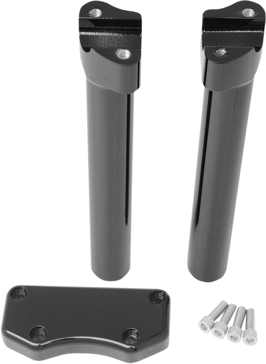 RISER BUFFALO 10" W/ CLAMP BLACK