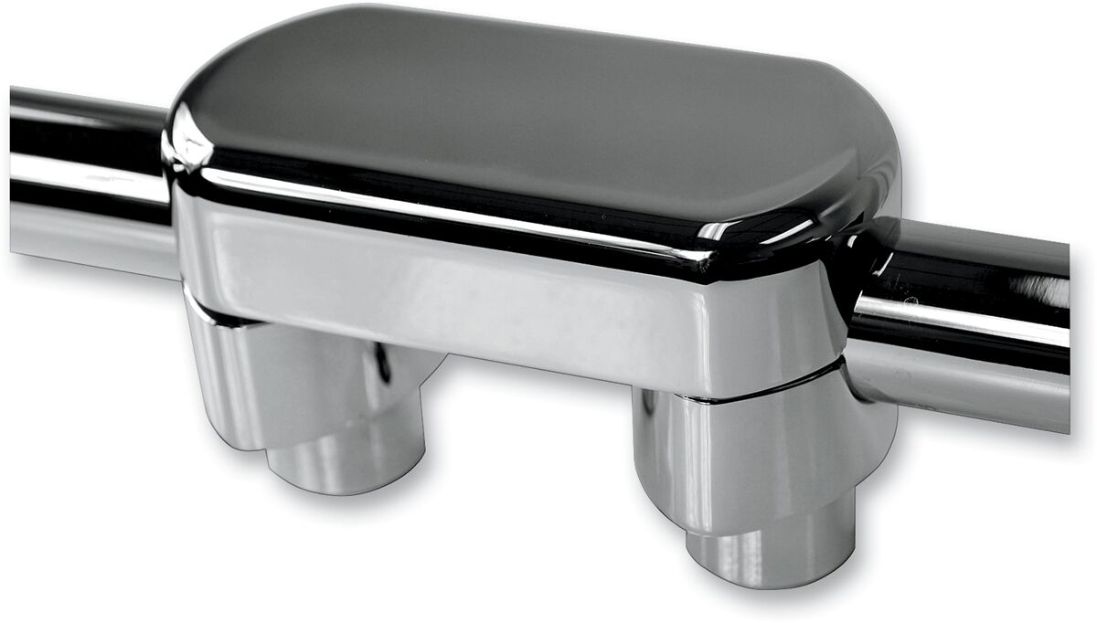 THREE PIECE RISER KIT 1.25" MOUNT 1.5" RISE CHROME HD