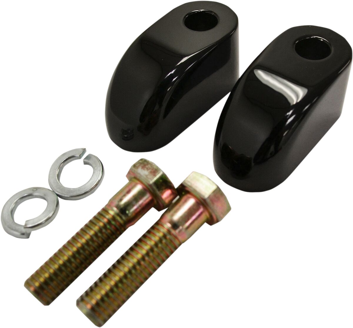 1" PULLBACK RISER EXTENSIONS - BLACK