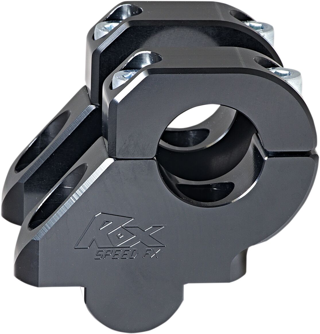 BARBACK RISER 1 1/2" CUSTOM REPLACEMENT ANODIZED BLACK
