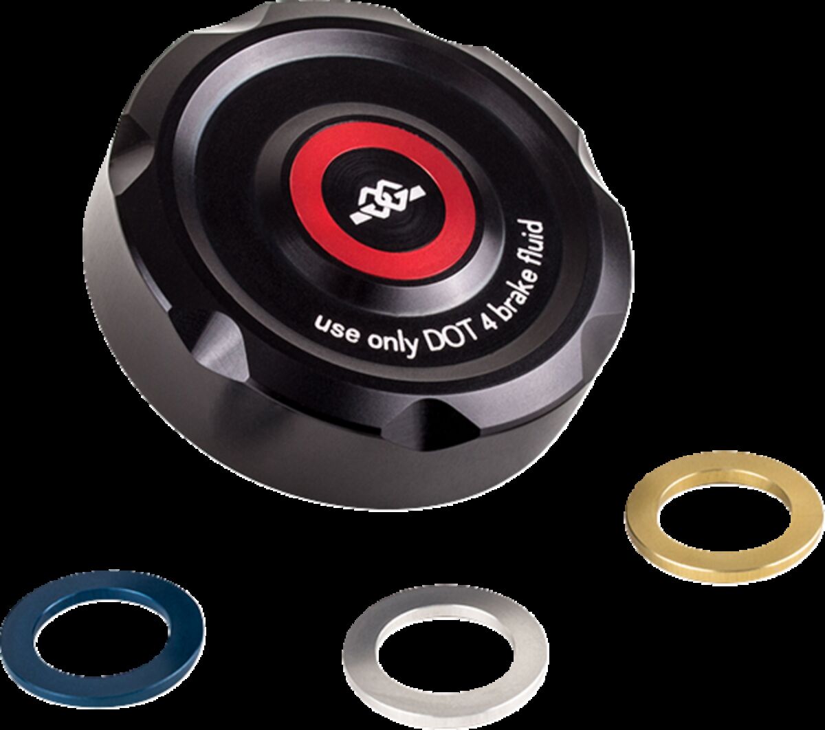 COVER BRAKE FLUID RESERVOIR BLACK/MULTI COLORED