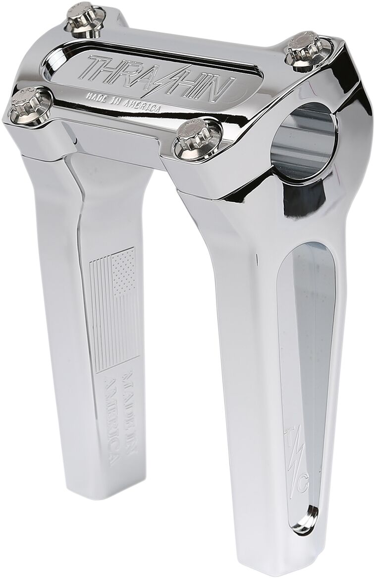 Chrome 6" Straight Handlebar Riser