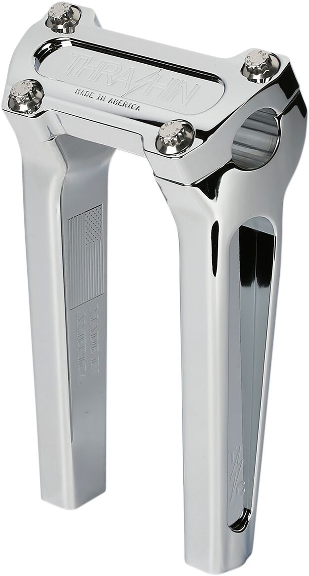 Chrome 8" Straight Handlebar Riser