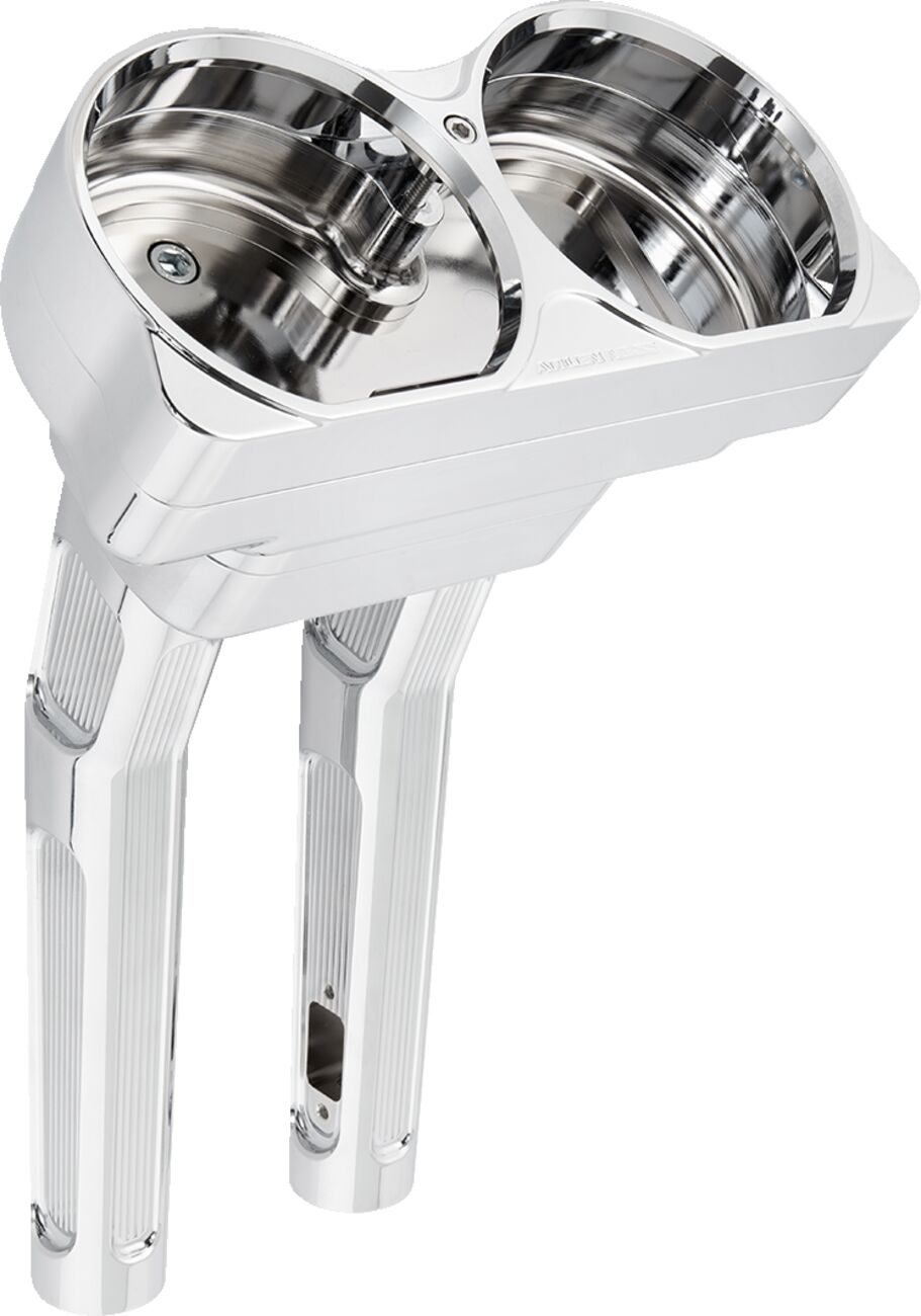 Chrome 10" KB Method Riser