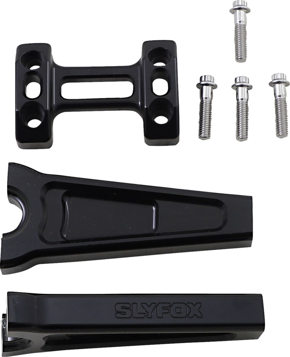 Black 6" Straight Riser for 1" Handlebars