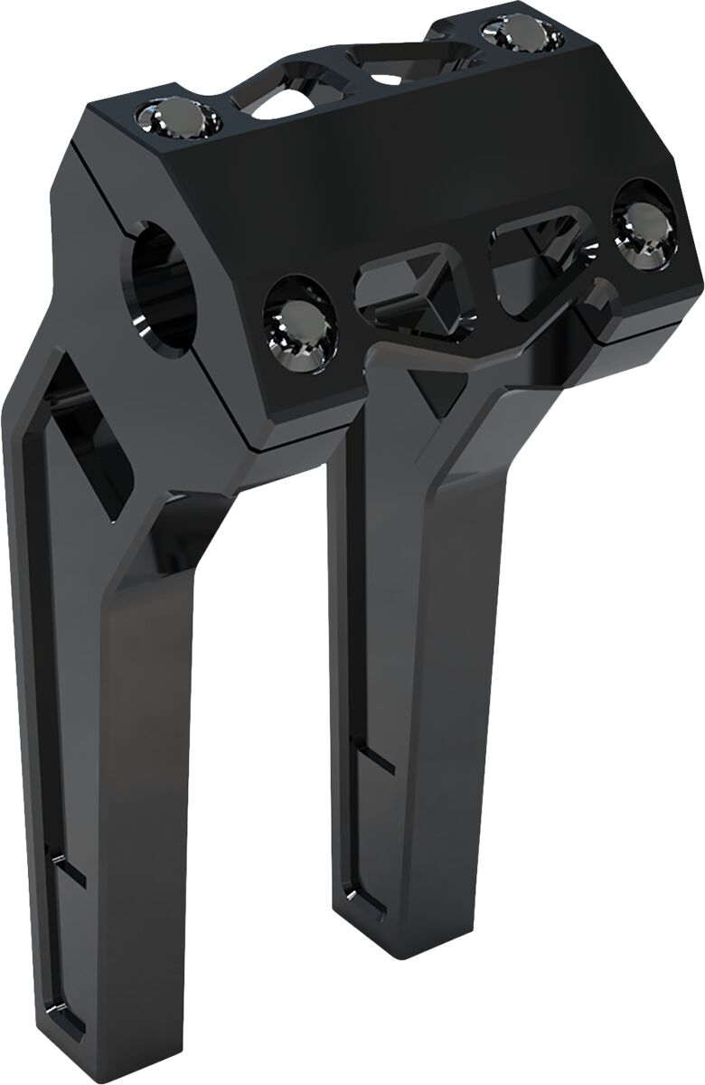 8" Black Anodized Pullback Risers w/ 1" Clamping