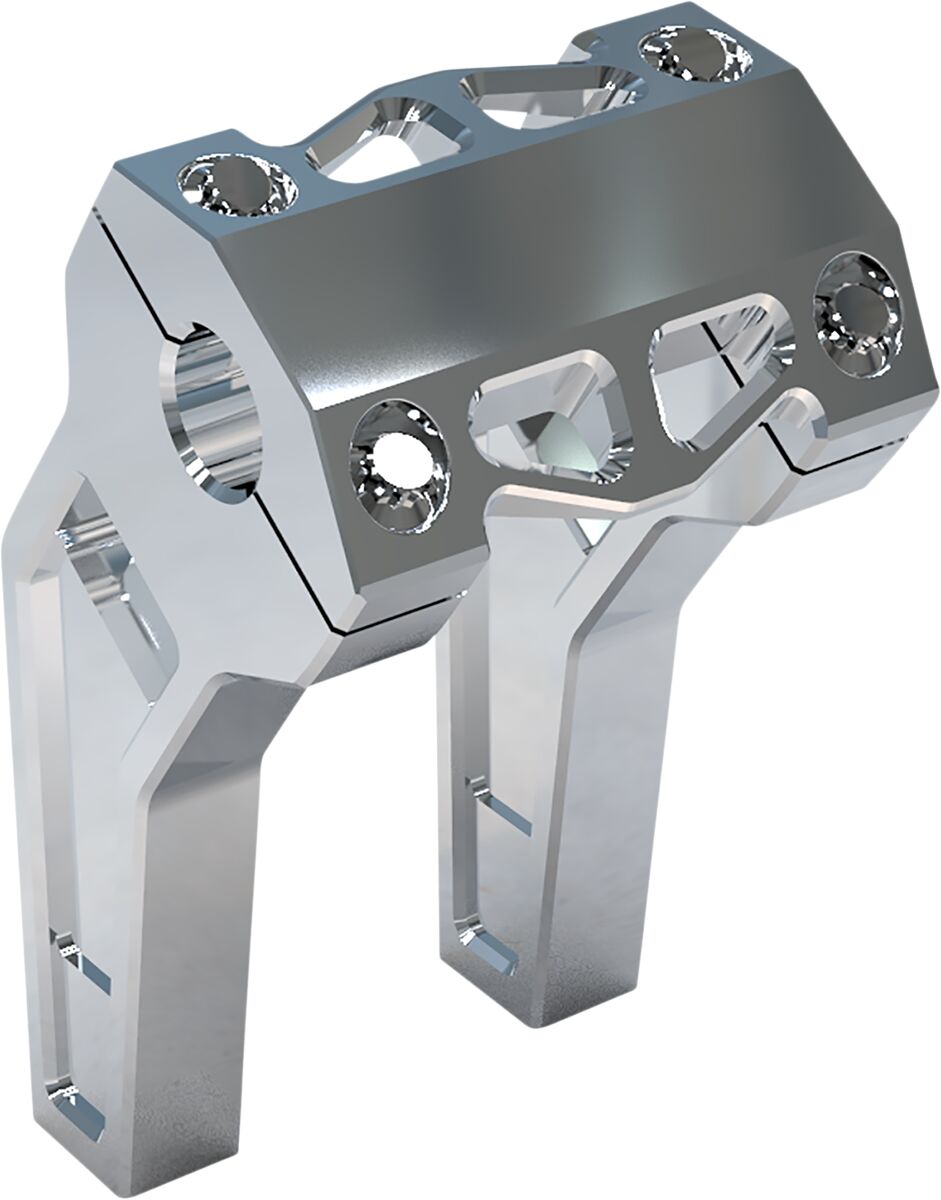 6" Raw Pullback Risers w/ 1" Clamping