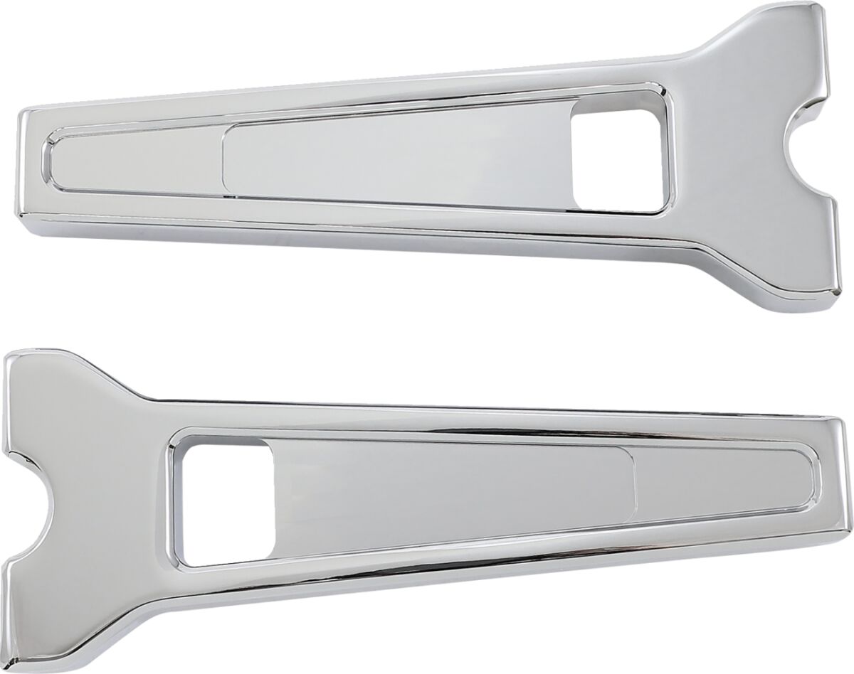 Risers - 8" - Straight - For 1" Handlebars - Chrome