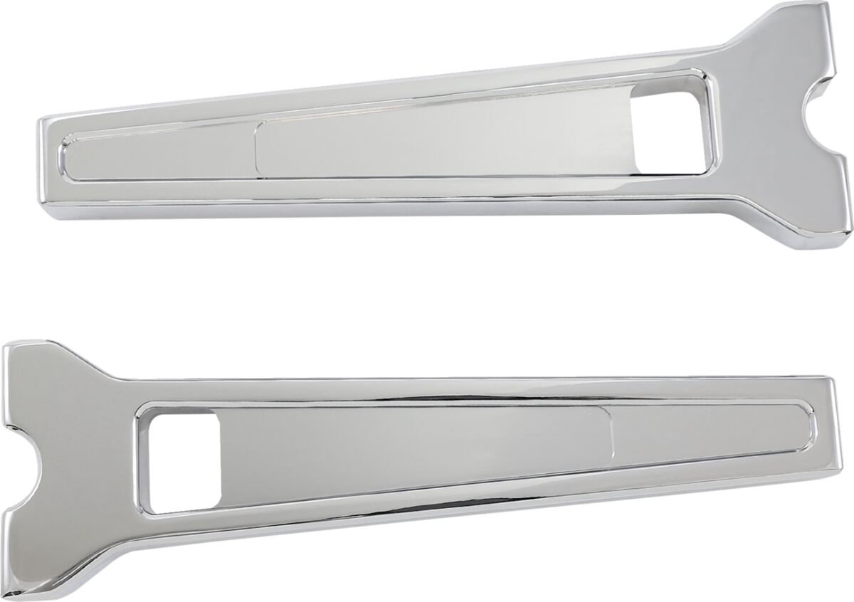 Risers - 10" - Straight - For 1" Handlebars - Chrome