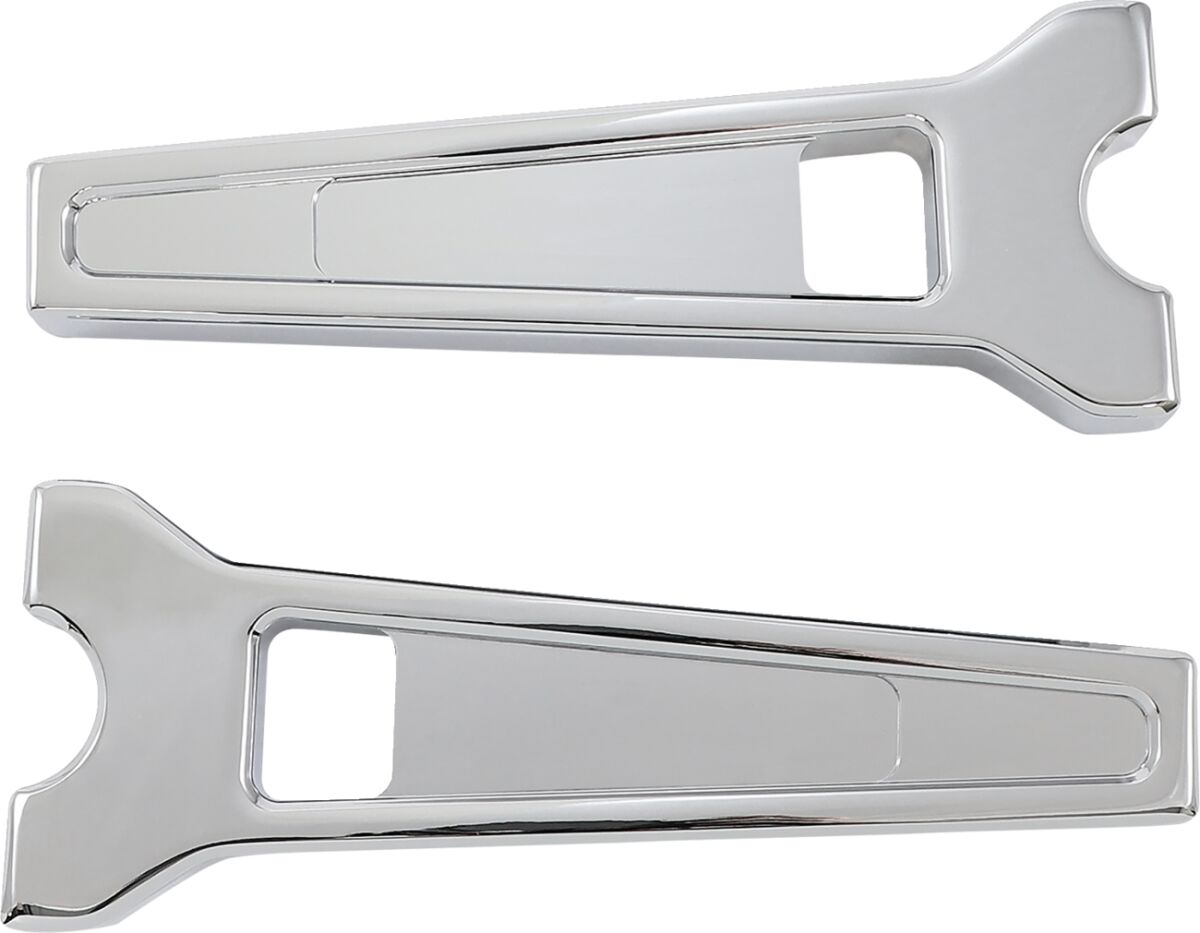Risers - 8" - Straight - For 1-1/4" Handlebars - Chrome