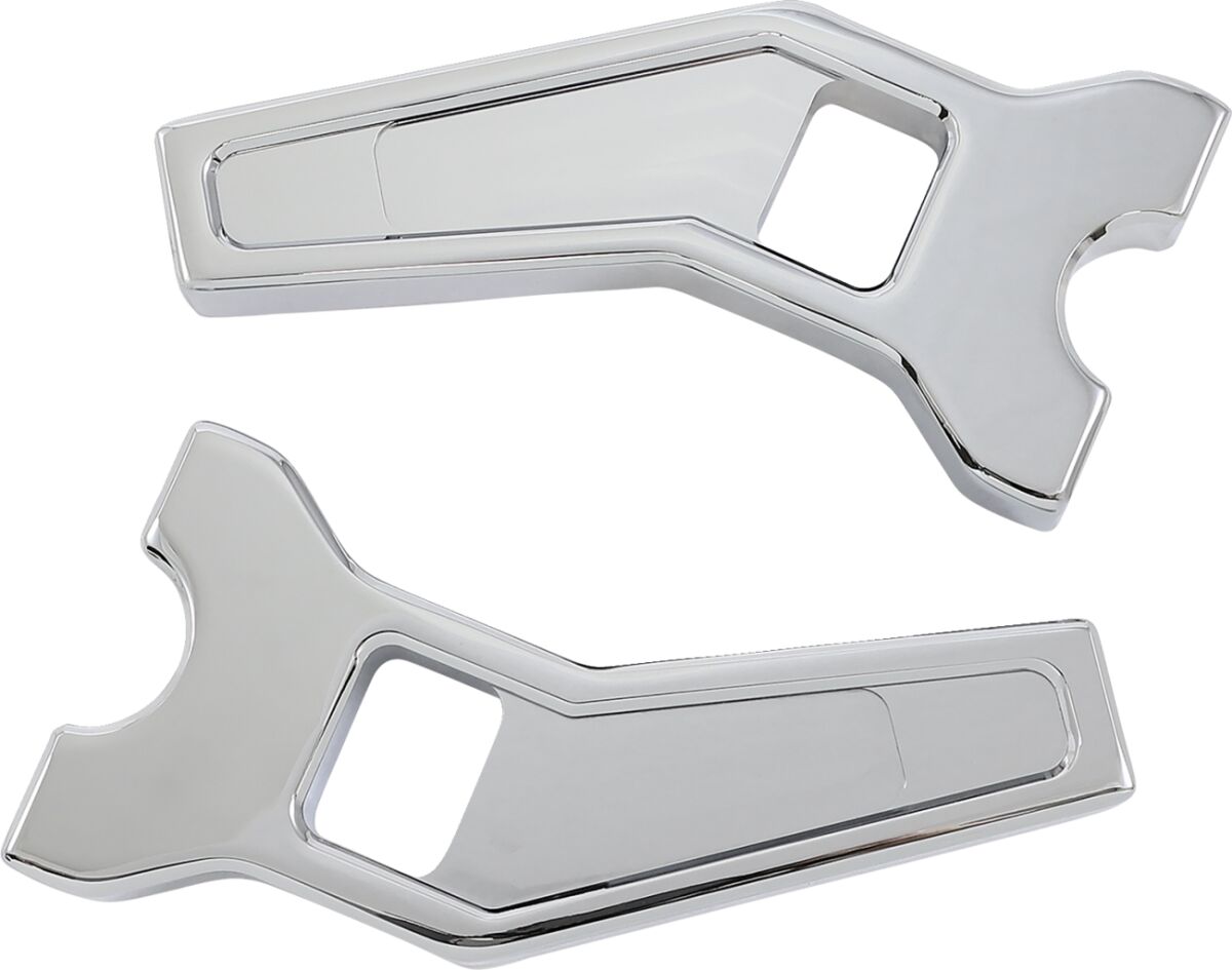Risers - 6" - Pullback - For 1-1/4" Handlebars - Chrome