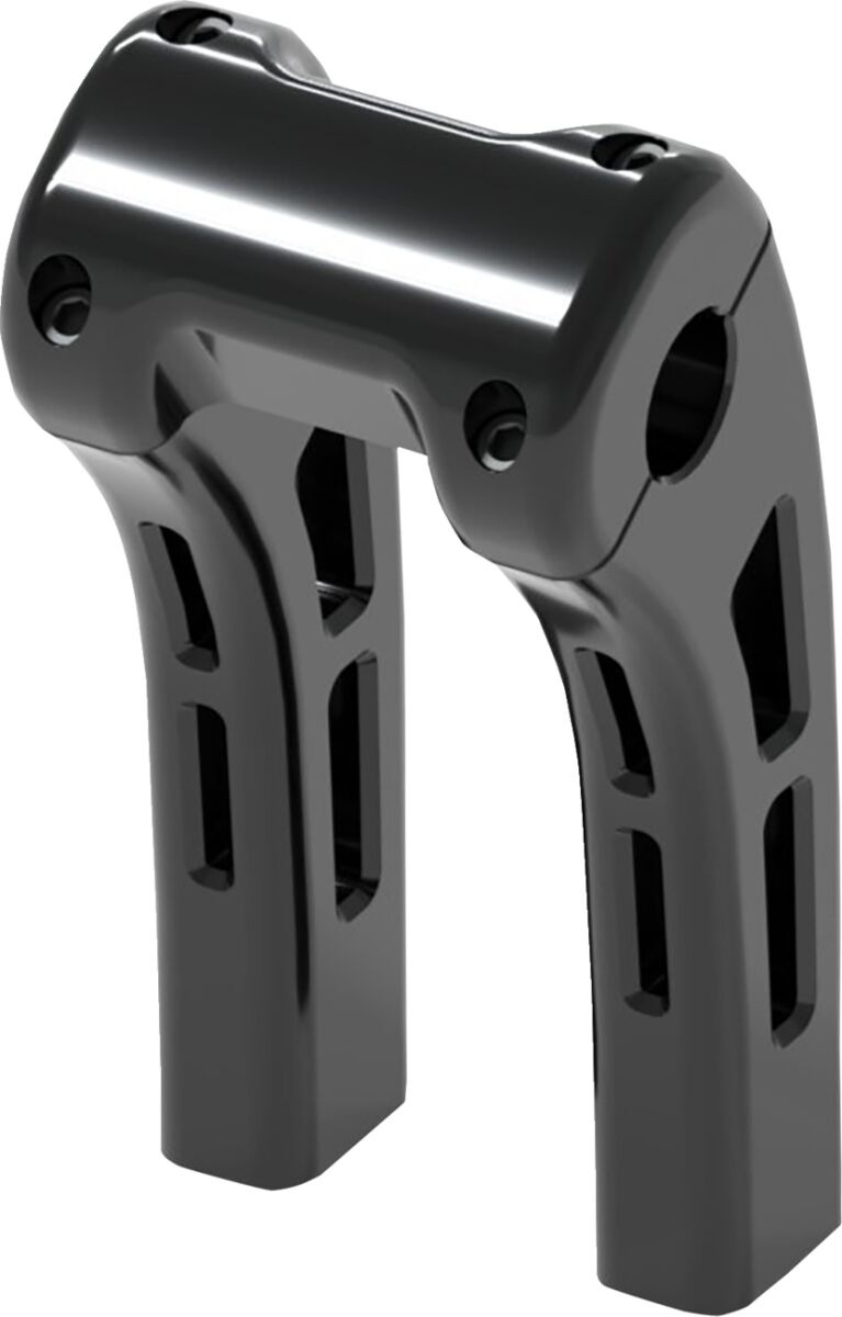 RISER W/1.25" CLAMP GHOST 8" BLACK