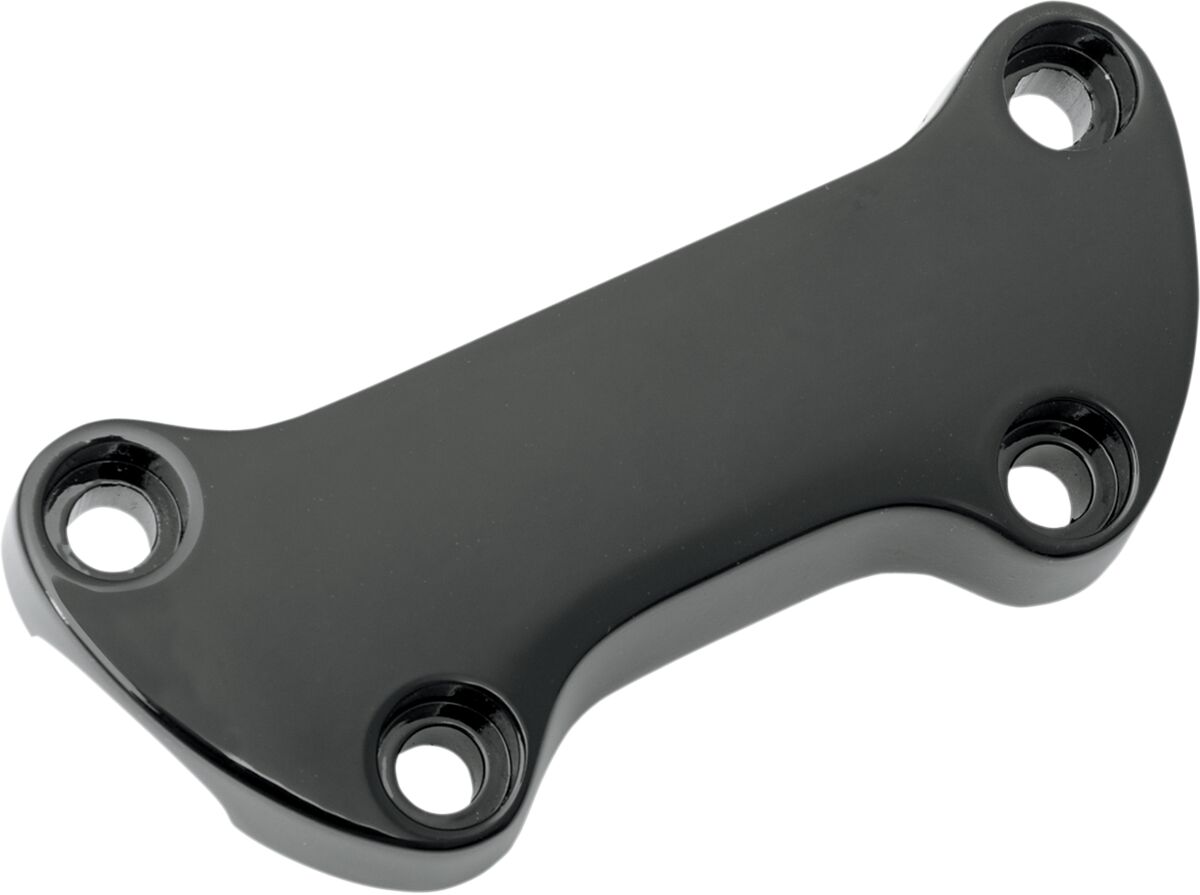 HANDLEBAR TOP CLAMP SMOOTH BLACK