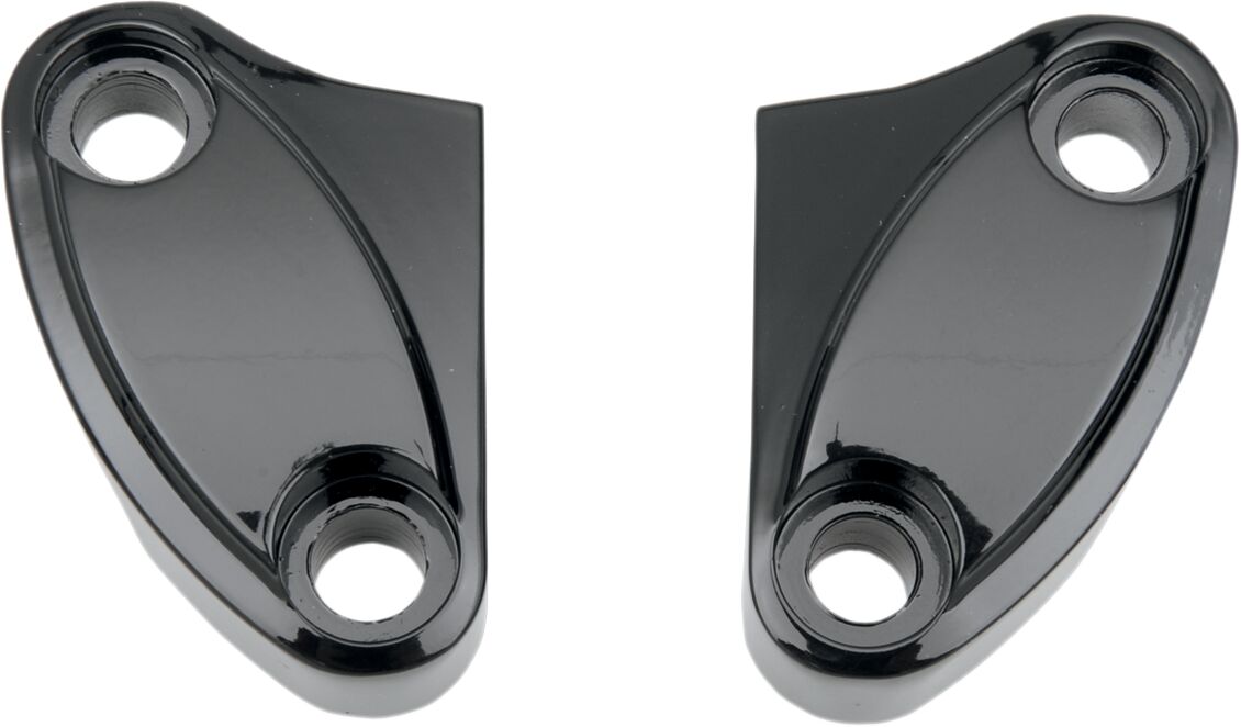 HANDLEBAR TOP CLAMP 2-PIECE BLACK