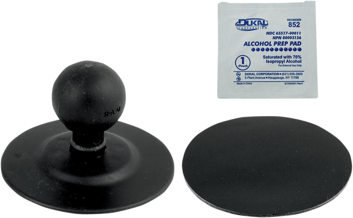 RAM MOUNT FLEX ADHESIVE BASE WITH 1" BALL
