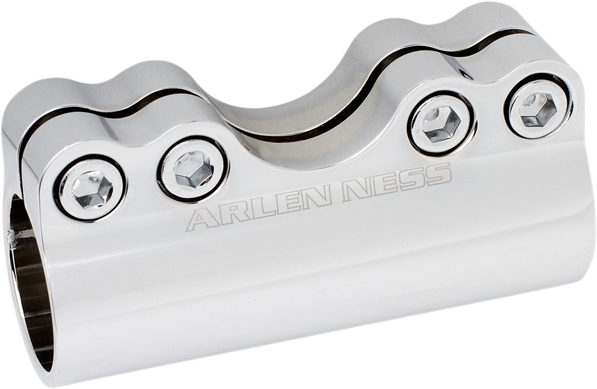 HANDLEBAR CLAMP MODULAR ADJUSTABLE 1" CHROME