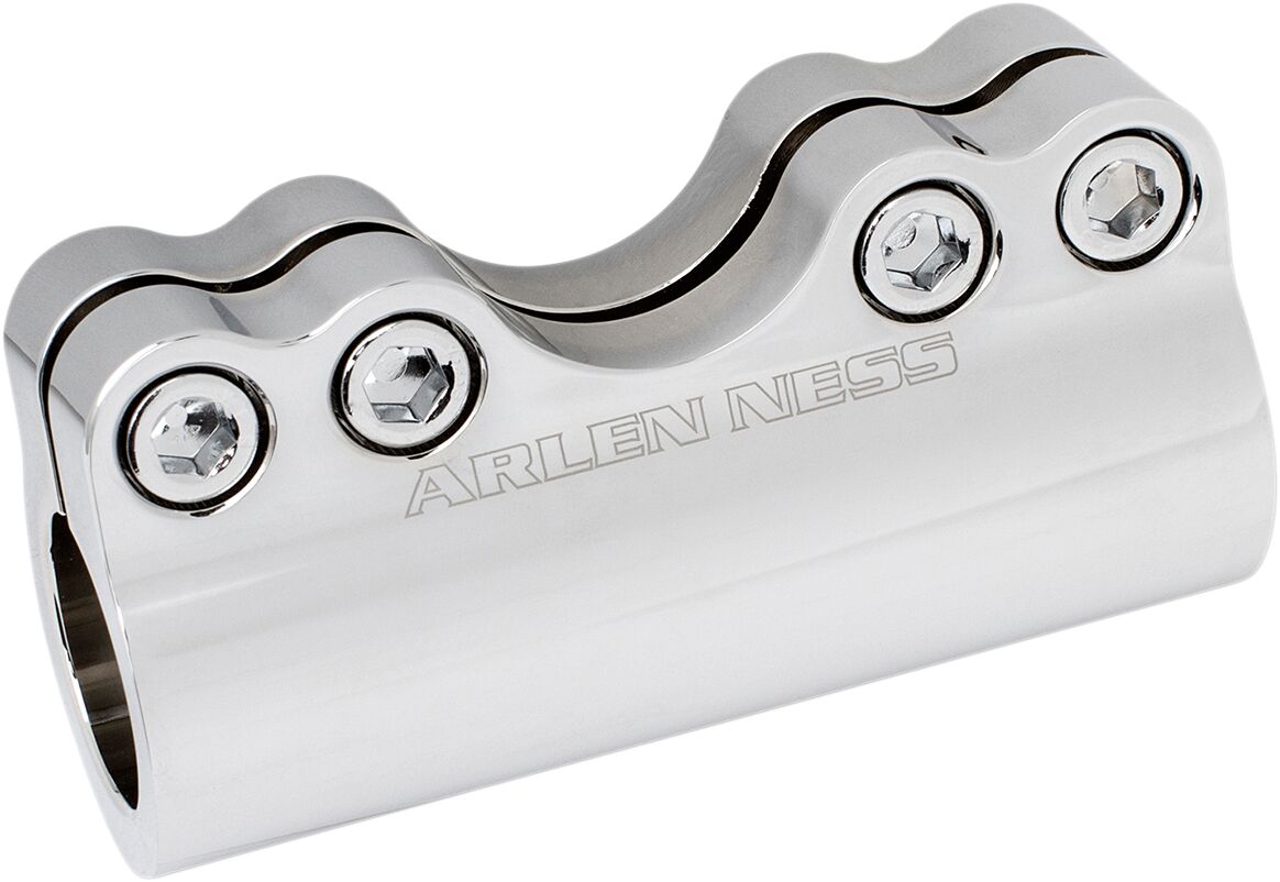 HANDLEBAR CLAMP MODULAR ADJUSTABLE 1.25" CHROME