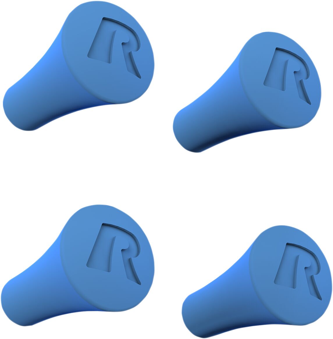 Blue X-Grip Post Caps