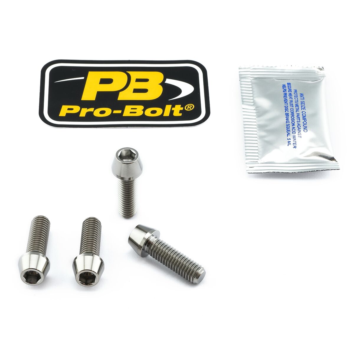 CLIP ON HB BOLT KIT TIT
