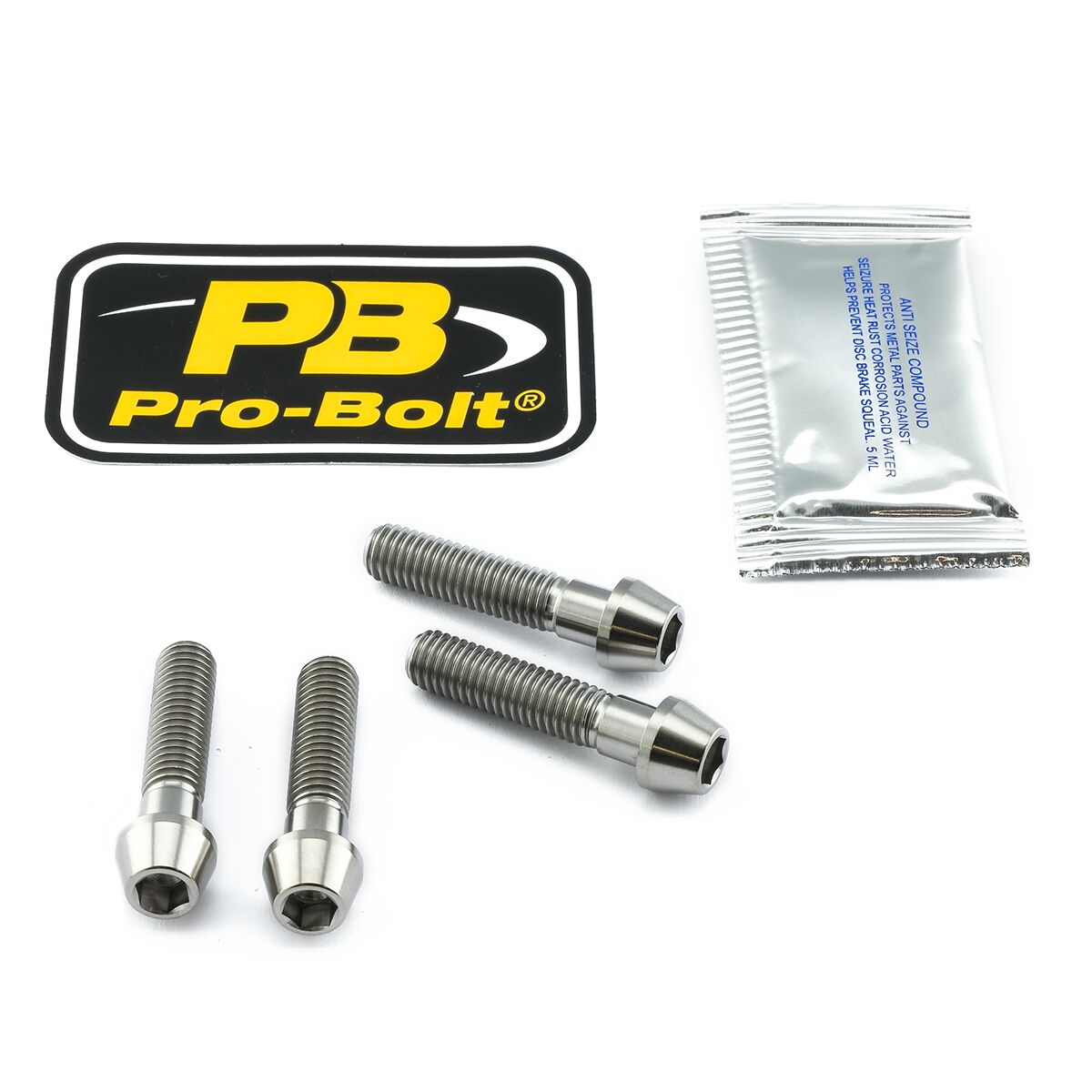 CLIP ON HB BOLT KIT TIT