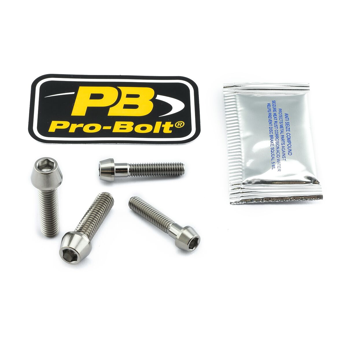 CLIP ON HB BOLT KIT TIT