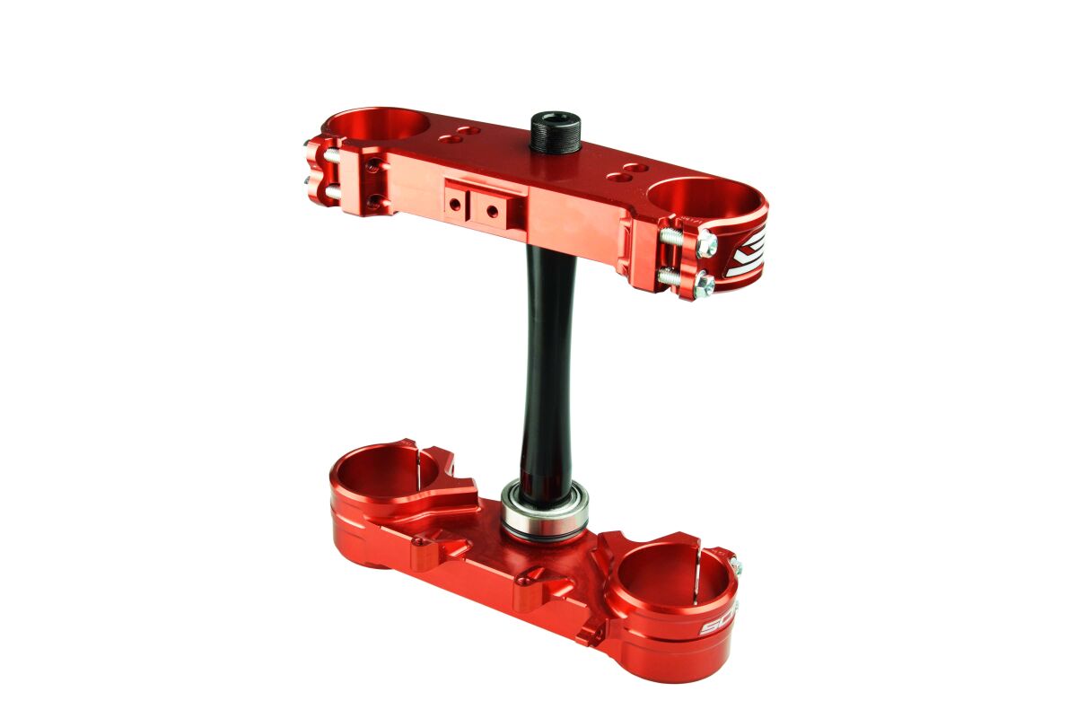 TRIPLE CLAMPS GGAS RED