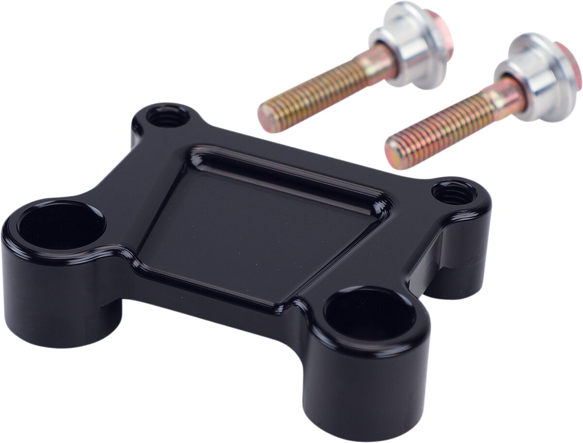 Black T-Bar Handlebar Adapter for FLH
