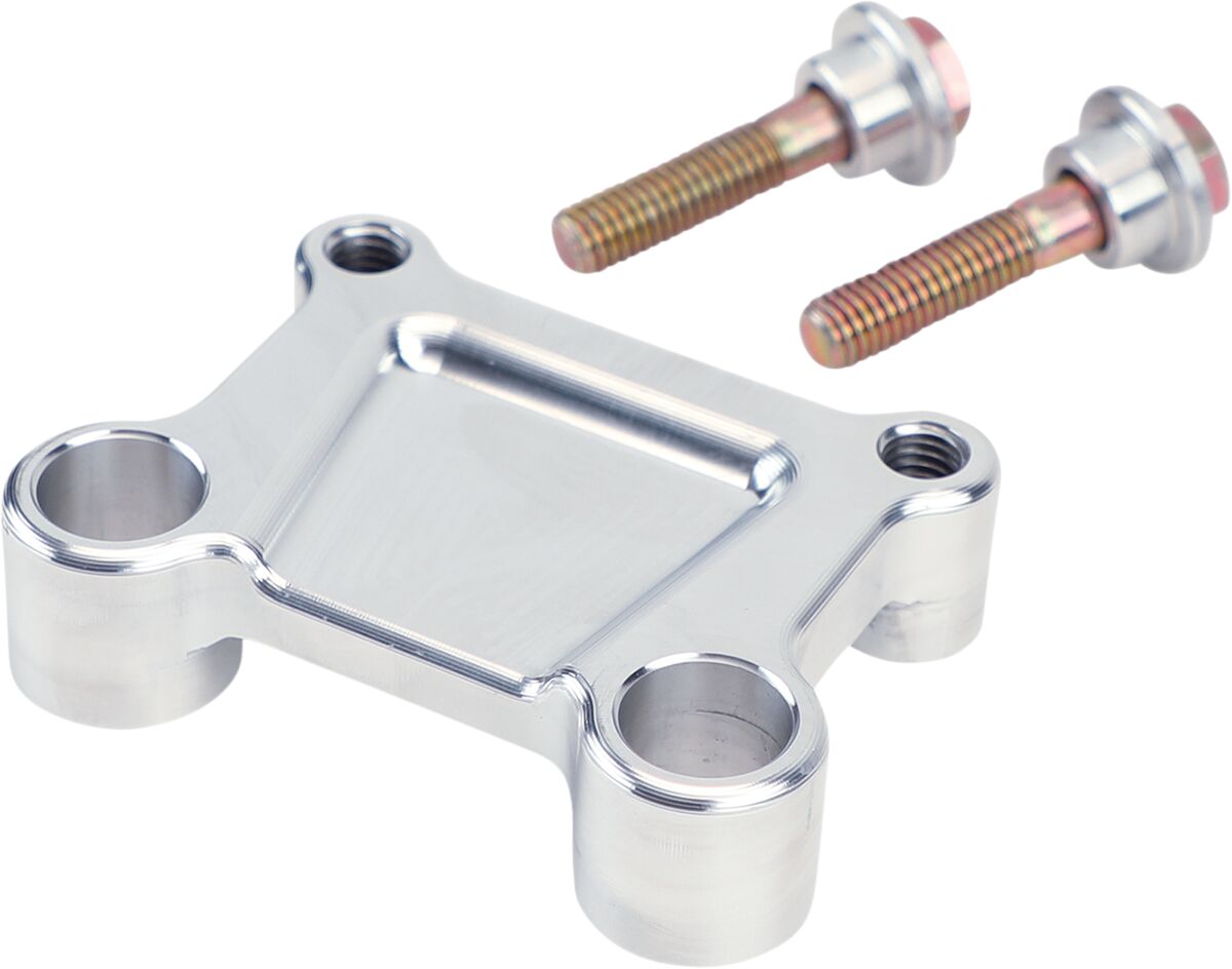 Chrome T-Bar Handlebar Adapter for FLH