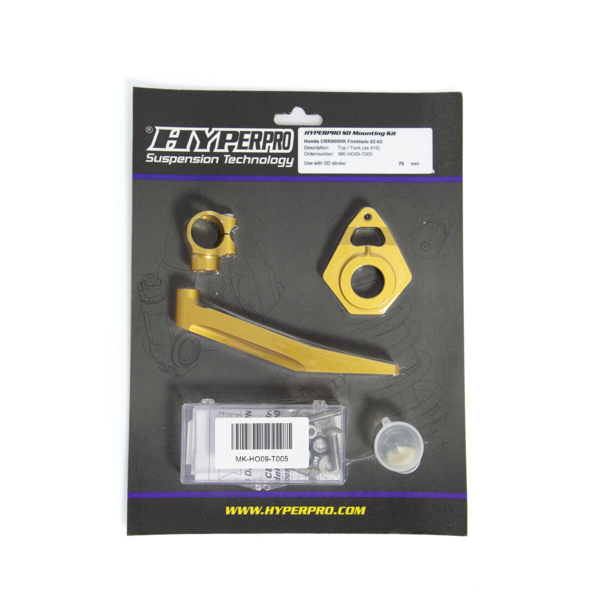 STEERING DAMPER MOUNTING KIT HONDA
