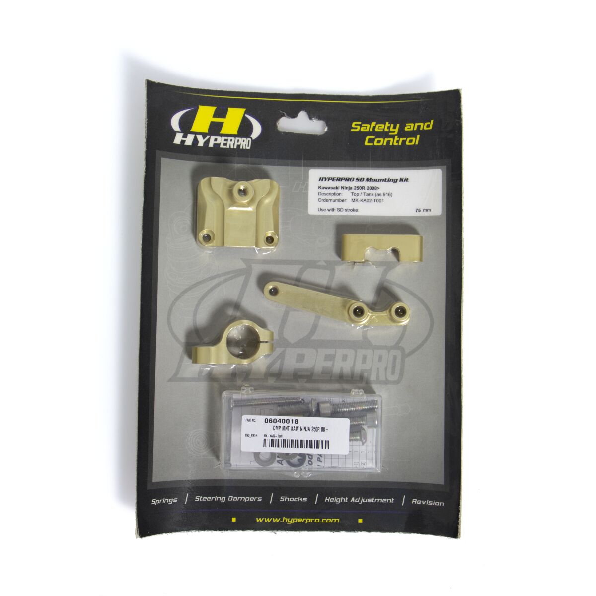 STEERING DAMPER MOUNTING KIT KAWASAKI