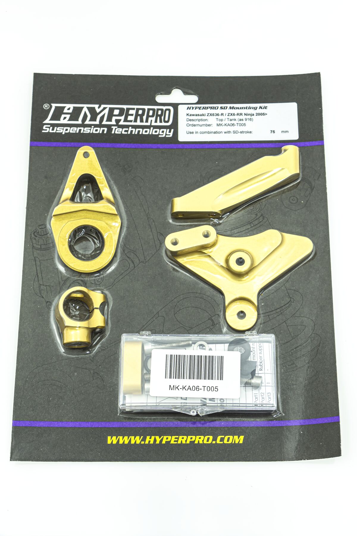 STEERING DAMPER MOUNTING KIT KAWASAKI