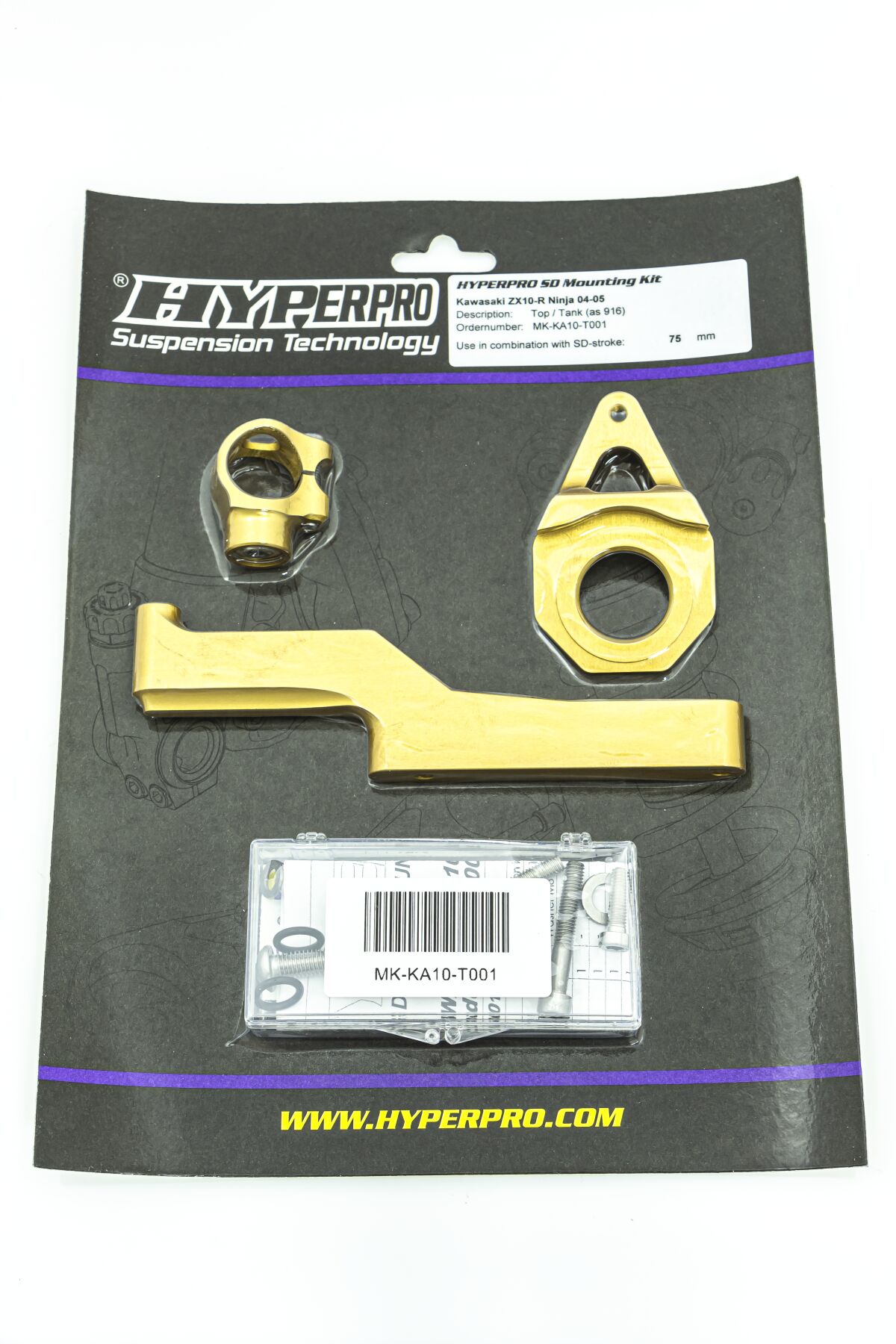STEERING DAMPER MOUNTING KIT KAWASAKI