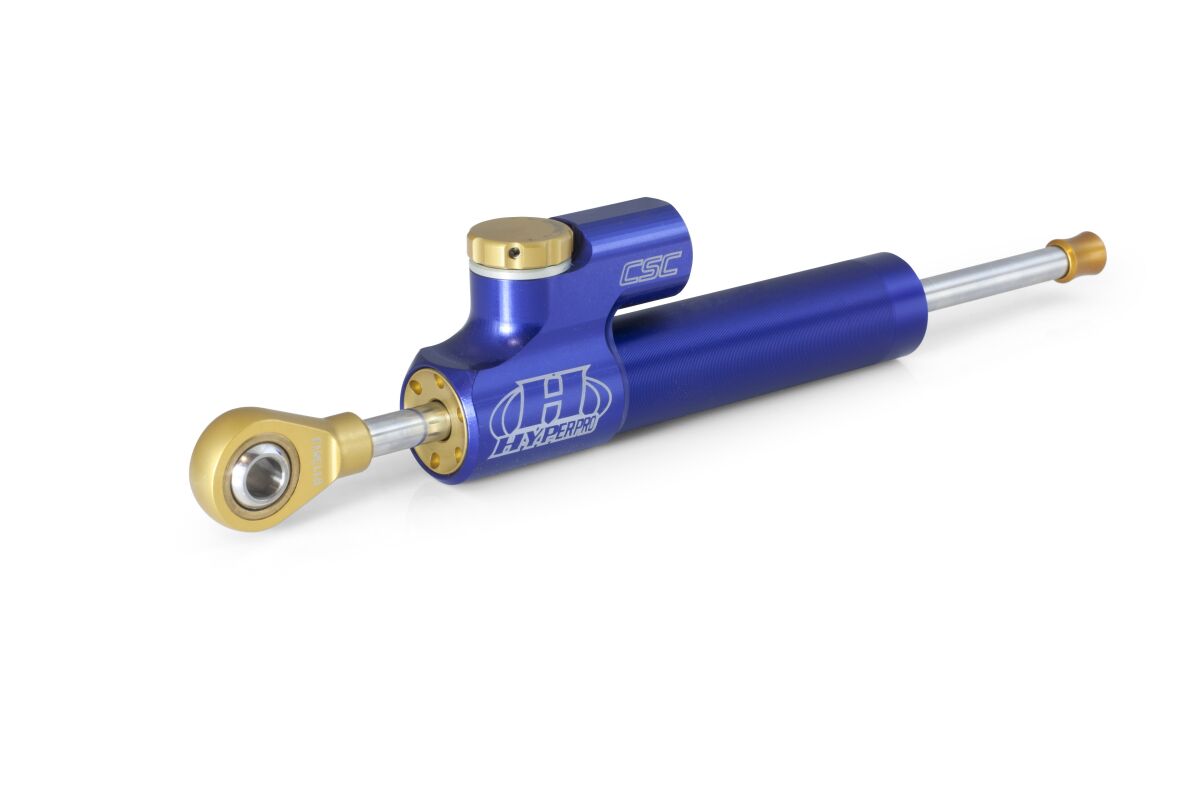 RSC STEERING DAMPER 75MM PROGRESSIVE PURPLE