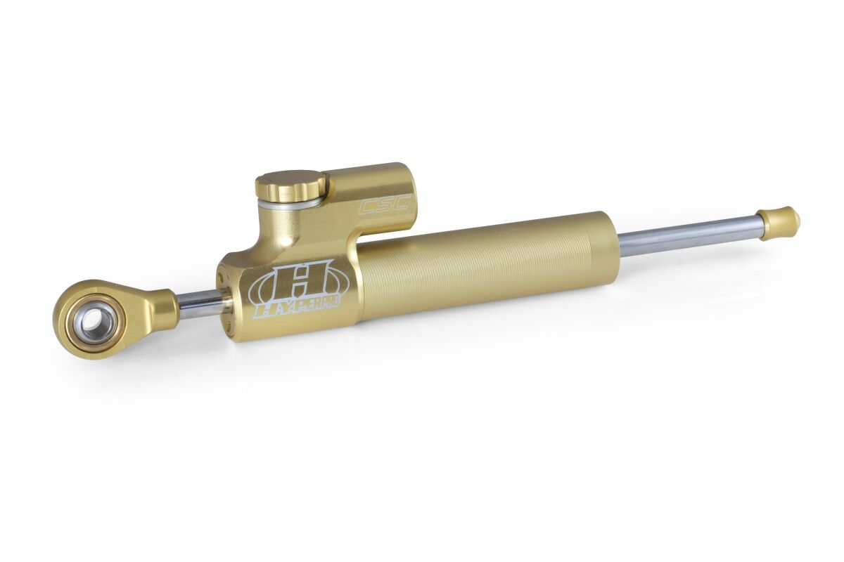 CSC STEERING DAMPER 75MM LINEAR GOLD