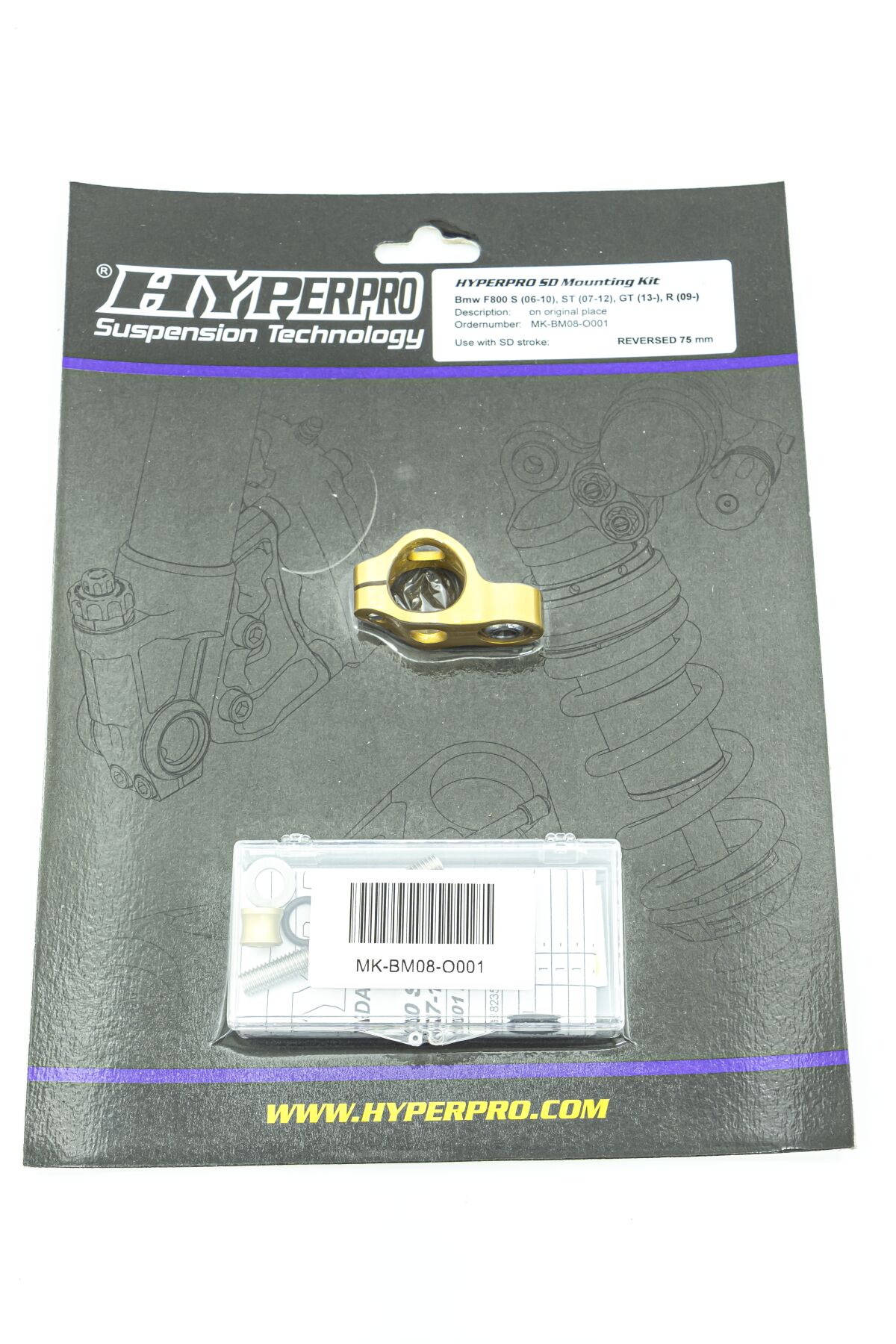 STEERING DAMPER MOUNTING KIT BMW