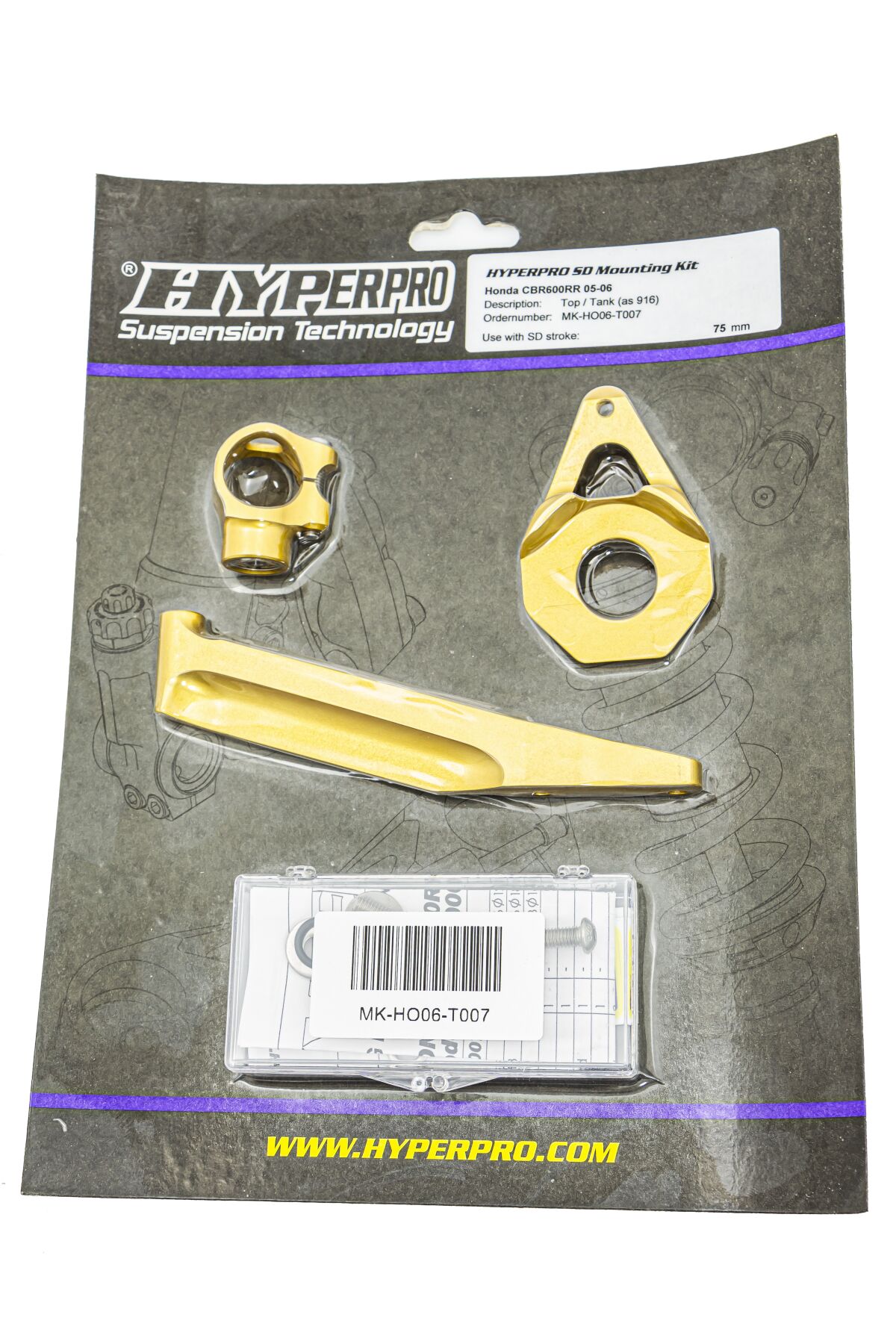STEERING DAMPER MOUNTING KIT HONDA
