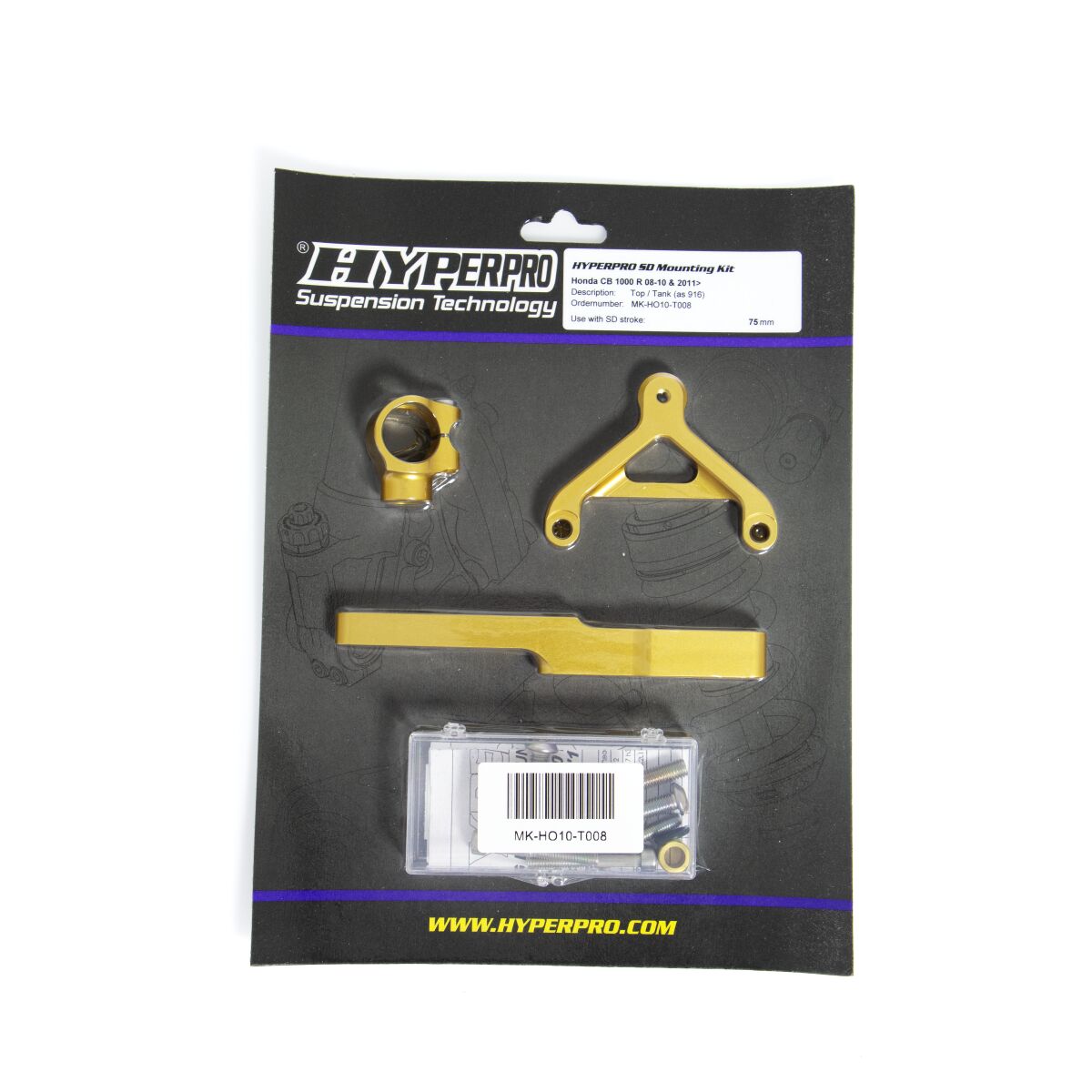 STEERING DAMPER MOUNTING KIT HONDA