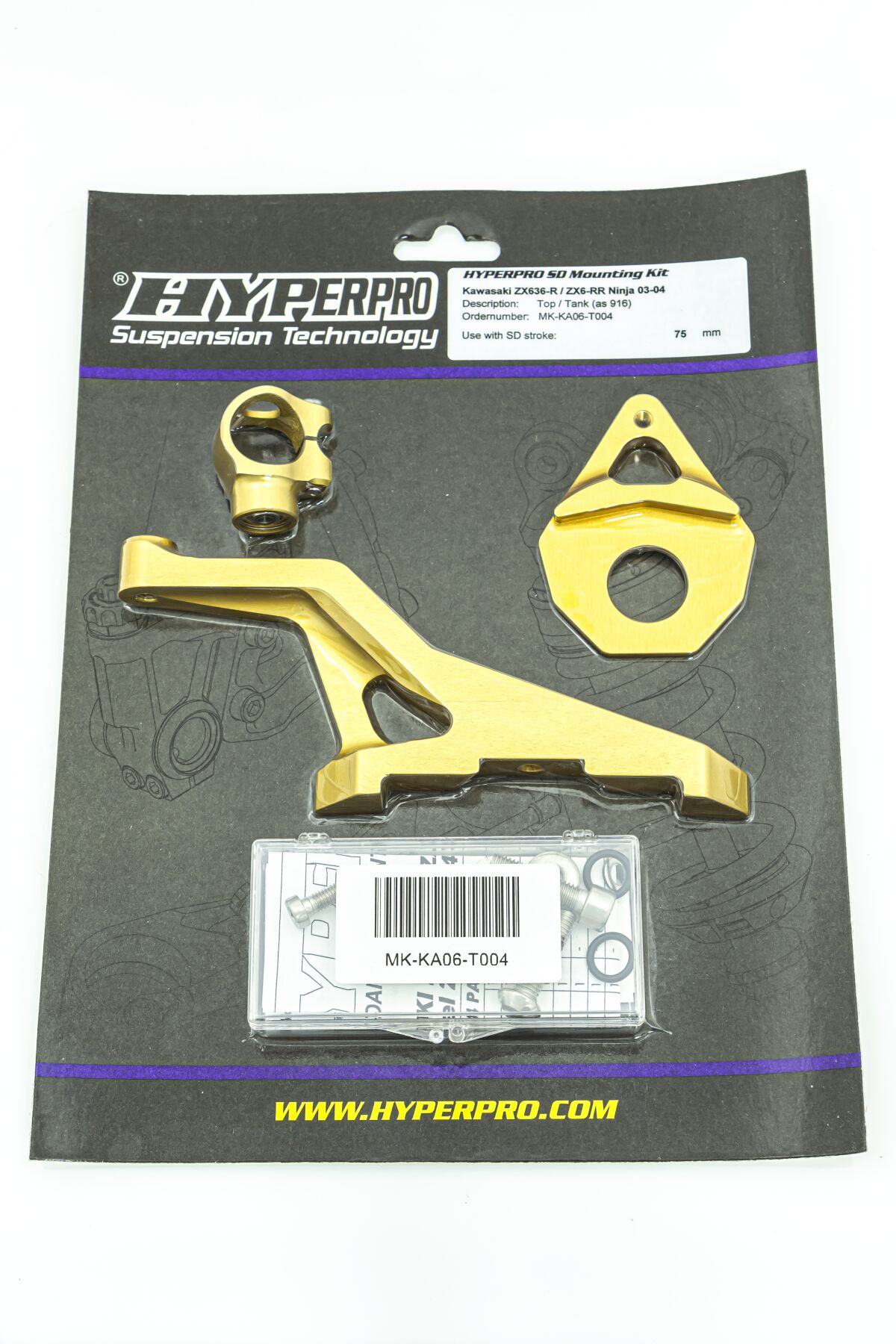 STEERING DAMPER MOUNTING KIT KAWASAKI