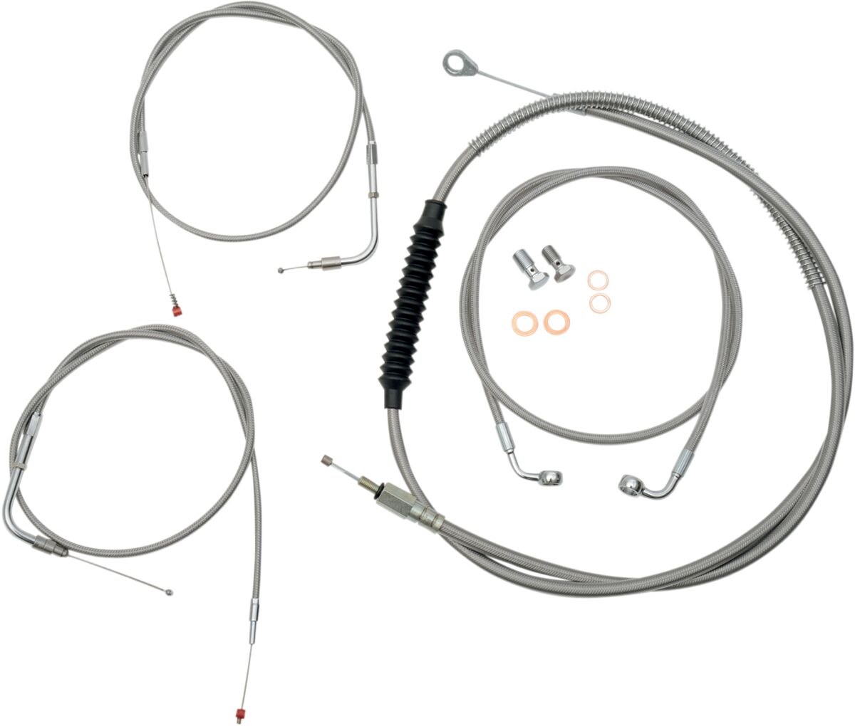 18-20" APE BAR LENGTH CABLE KIT STAINLESS STEEL HD