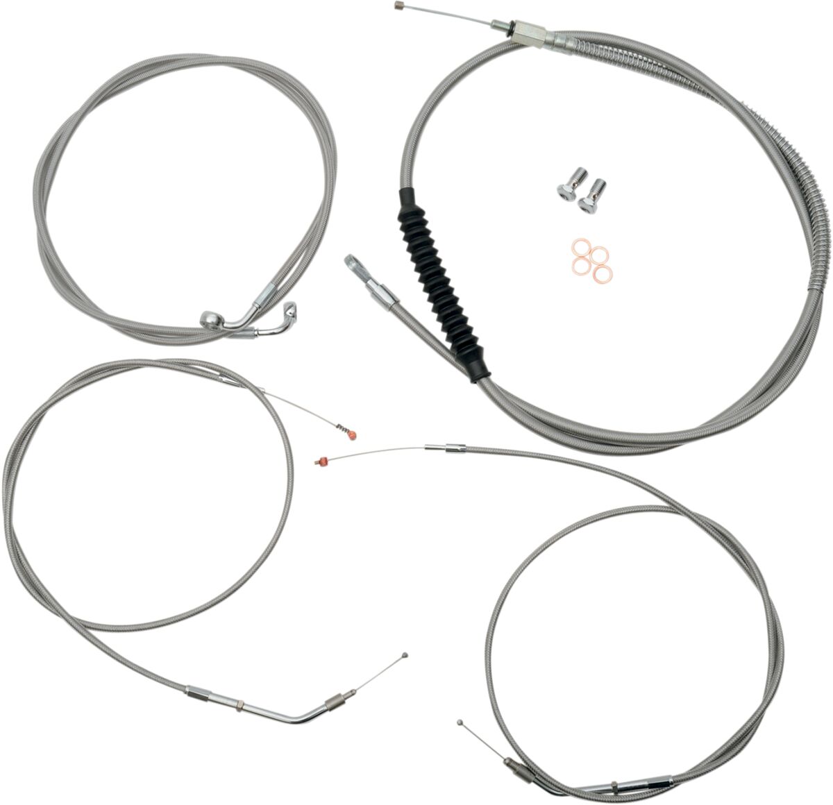 CABLE KIT MINI APE BAR LENGTH STAINLESS STEEL HD