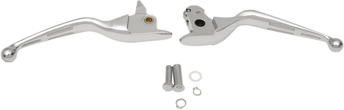 SLOTTED WIDE BLADE LEVERS CHROME