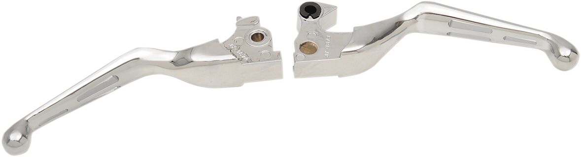 CHROME SLOTTED WIDE BLADE LEVER SET
