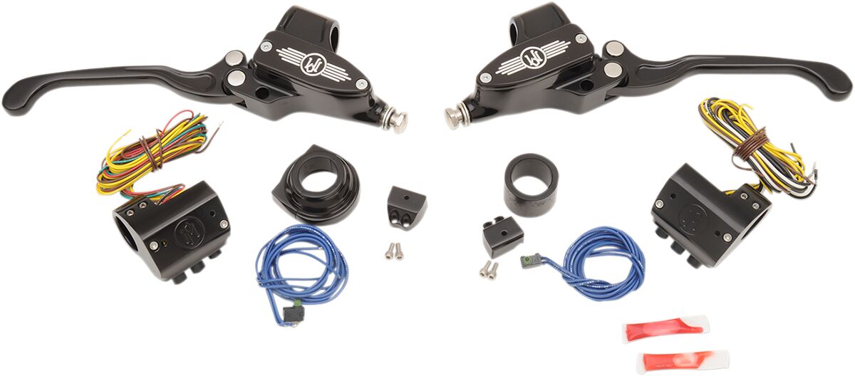 HANDLEBAR CONTROL KITS HYDRAULIC BLACK