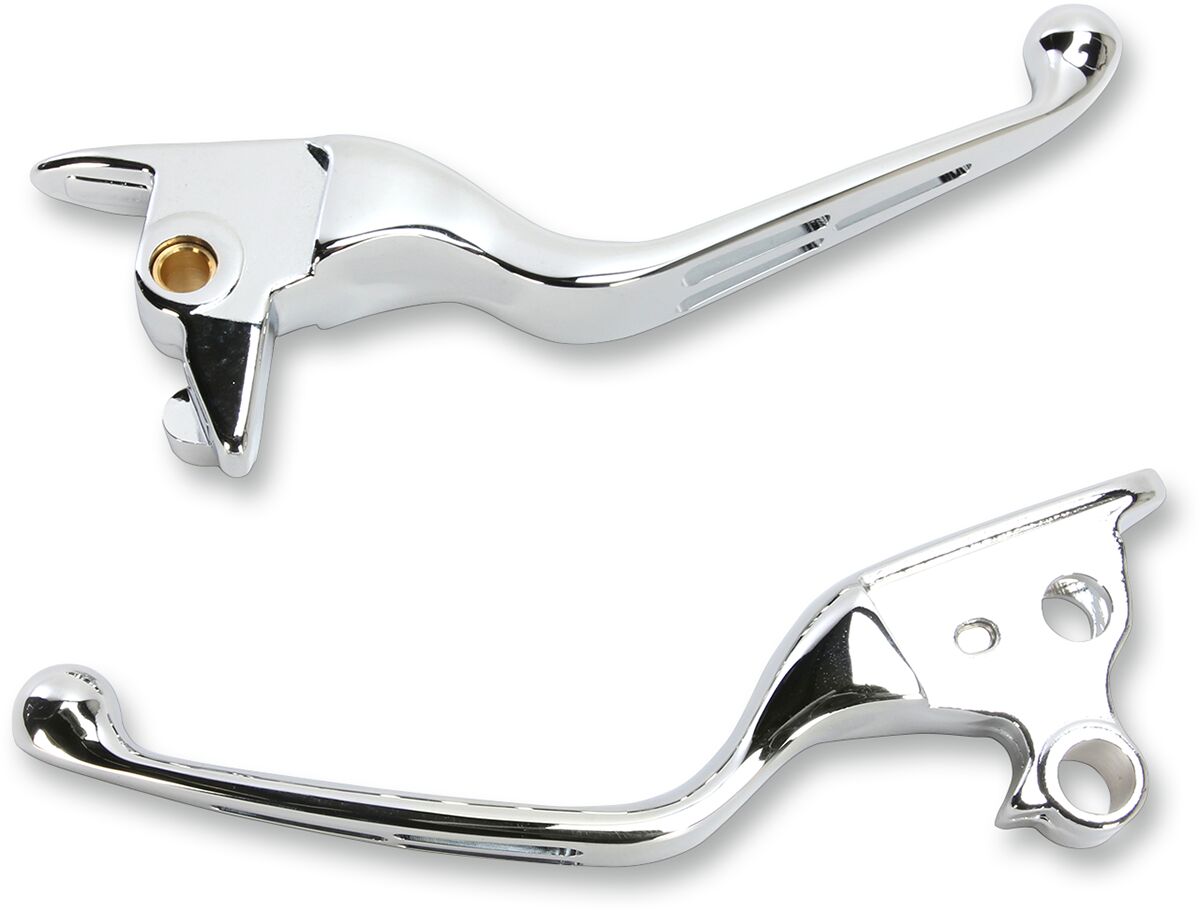 CHROME SLOTTED LEVER SET