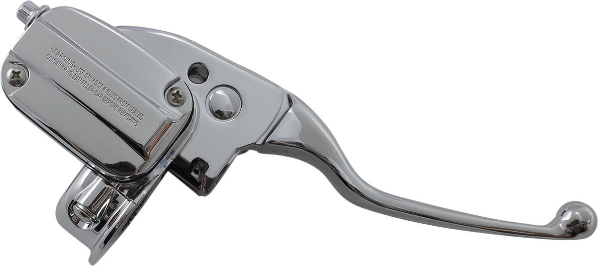 BRAKE MASTER CYLINDER/LEVER ASSEMBLY FRONT HYDRAULIC CHROME