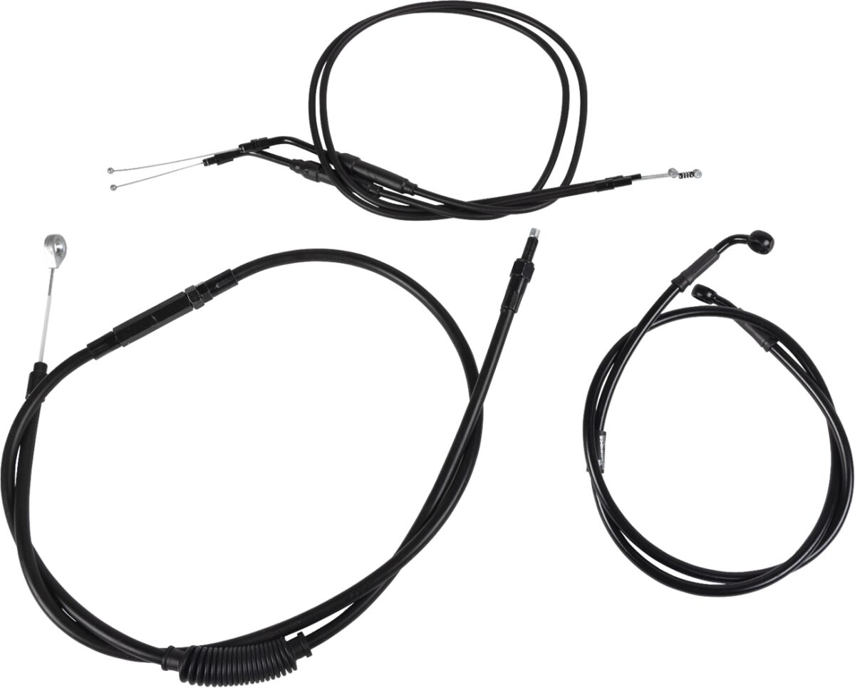 CABLE KIT 10" BLACK VINYL STAINLESS T-BAR W/O ABS