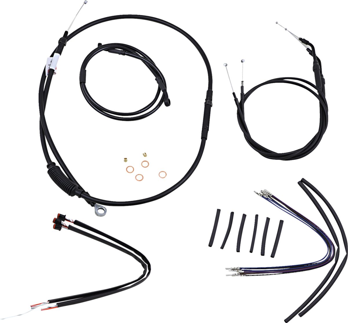 CABLE KIT T-BAR 14" NON-ABS BLACK