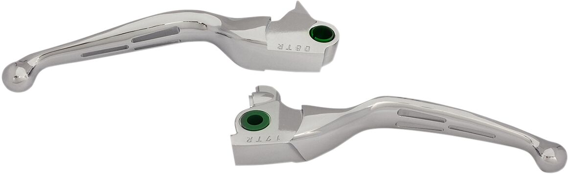SLOTTED WIDE BLADE LEVER SETS CHROME