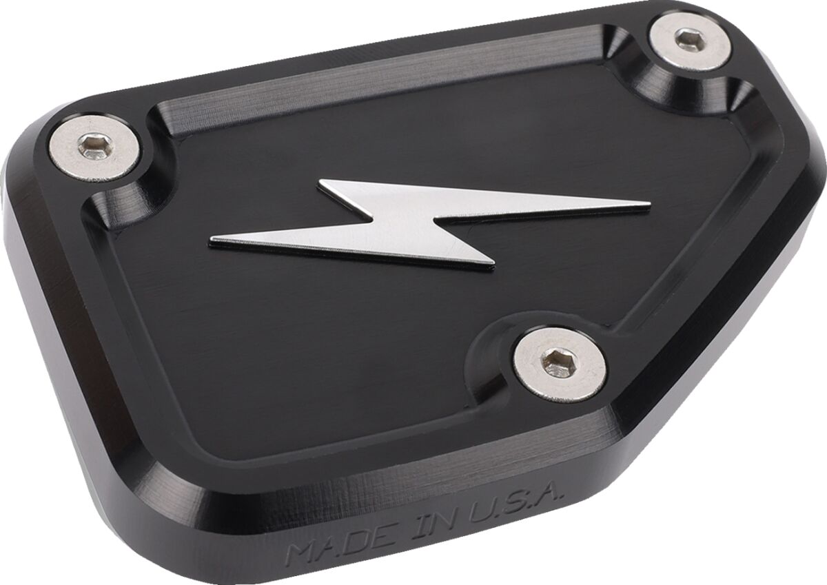 Master Cylinder Cover - Brake - Front - Black/Twice-Cut