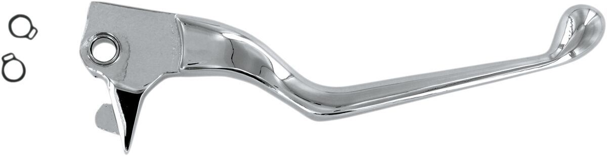 BRAKE LEVER WIDE BLADE CHROME